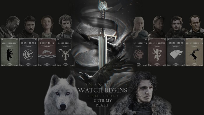 Game of Thrones Houses and Characters