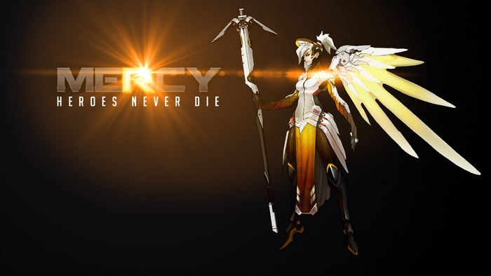 Mercy from Overwatch Heroes Never Die