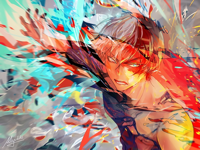Shouto Todoroki from My Hero Academia