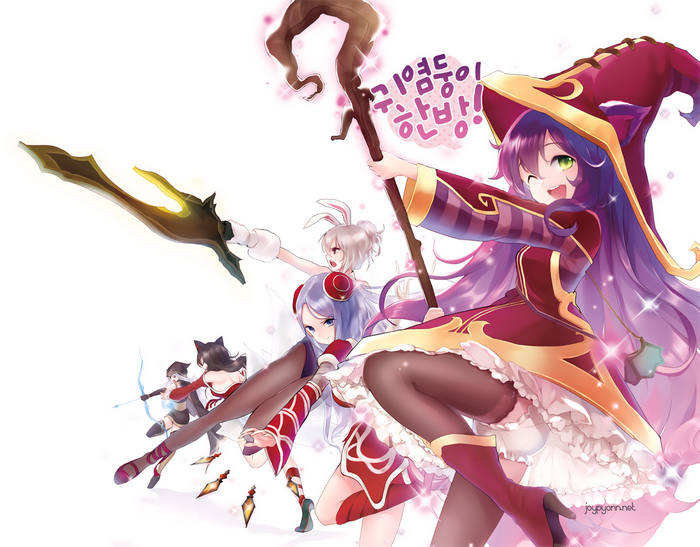 Ahri and friends from League of Legends