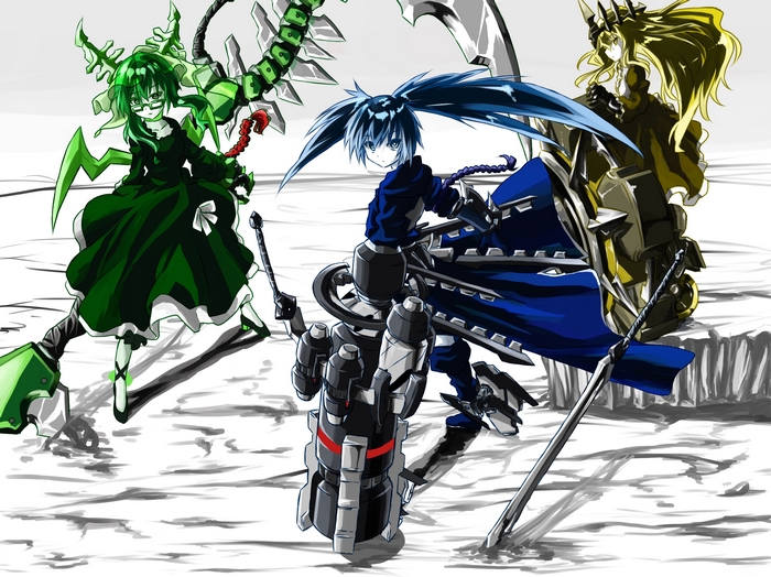 Dead Master and two other characters