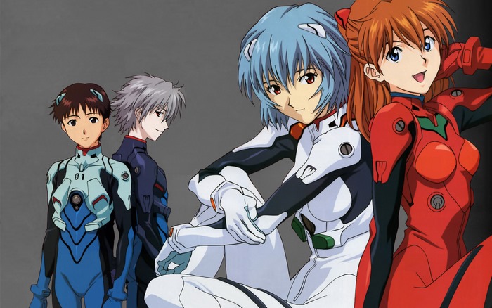 Asuka Langley Soryu and other Evangelion pilots