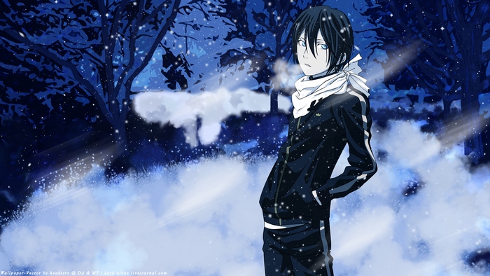 Yato in a snowy forest