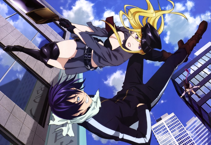 Yato and Bishamon from Noragami