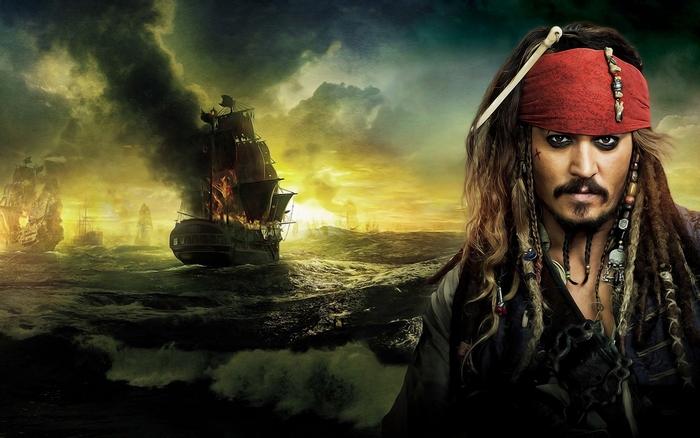 Captain Jack Sparrow from Pirates of the Caribbean