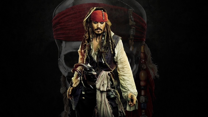 Captain Jack Sparrow from Pirates of the Caribbean