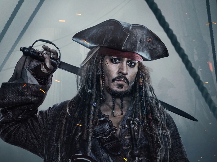 Captain Jack Sparrow from Pirates of the Caribbean