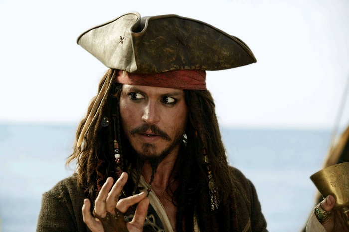 Captain Jack Sparrow from Pirates of the Caribbean
