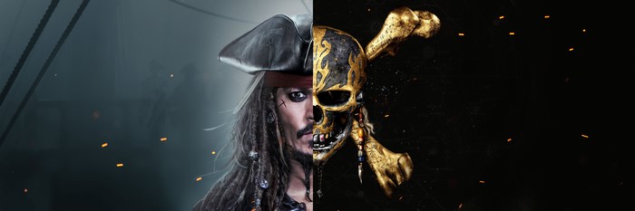 Captain Jack Sparrow and Jolly Roger
