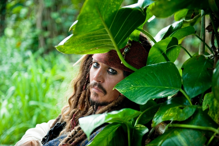 Captain Jack Sparrow in foliage