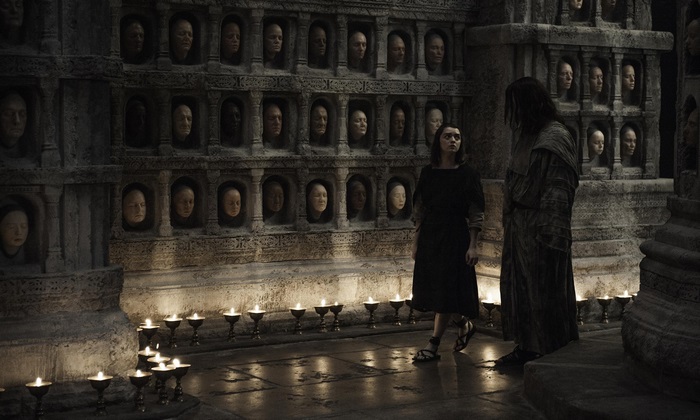 Arya Stark in the Hall of Faces
