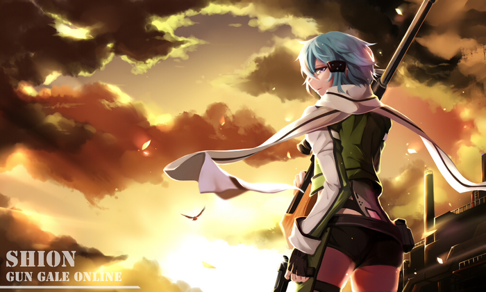 Sinon from Sword Art Online: Gun Gale Online