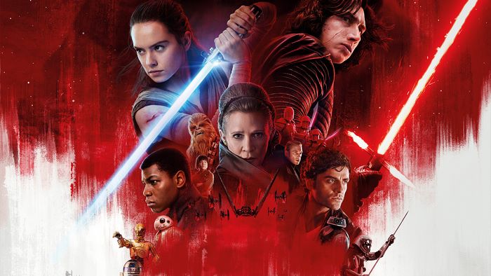Rey and Kylo Ren from Star Wars