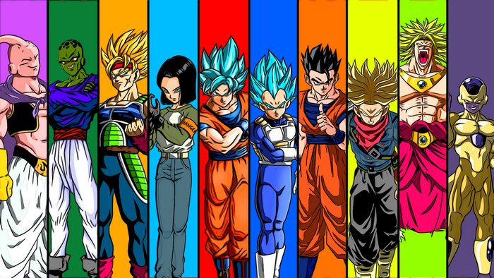 Dragon Ball characters lineup