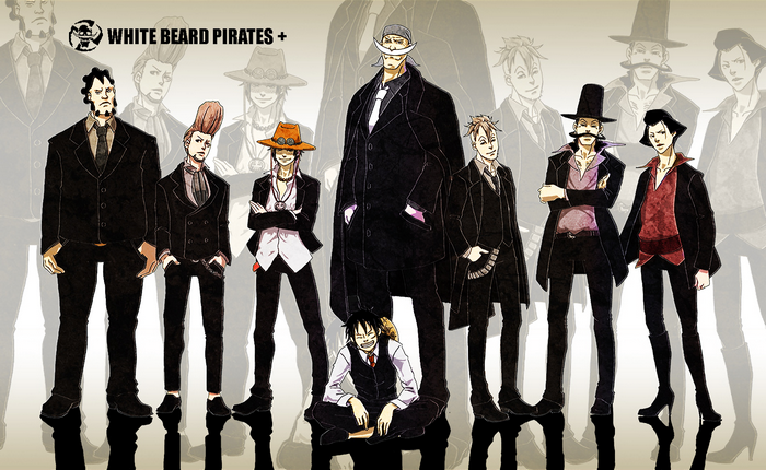 White Beard Pirates from One Piece
