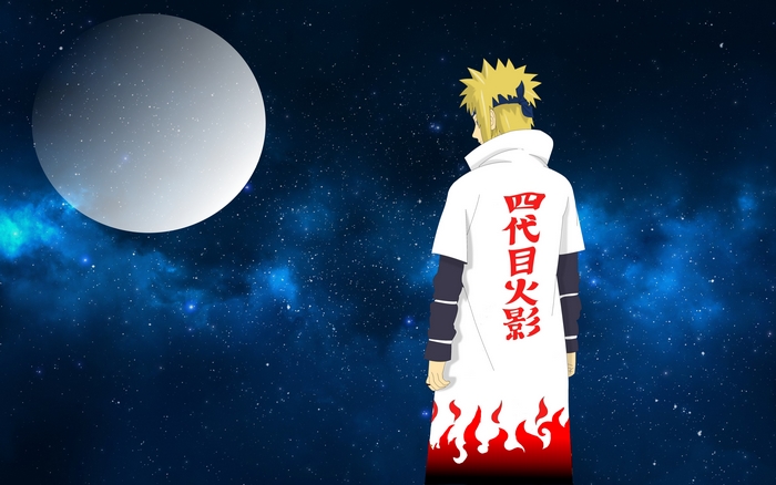Minato Namikaze from Naruto in space