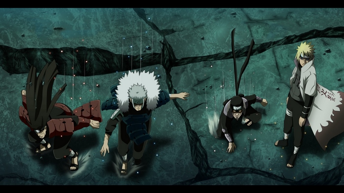 Minato Namikaze Preparing for Battle Scene