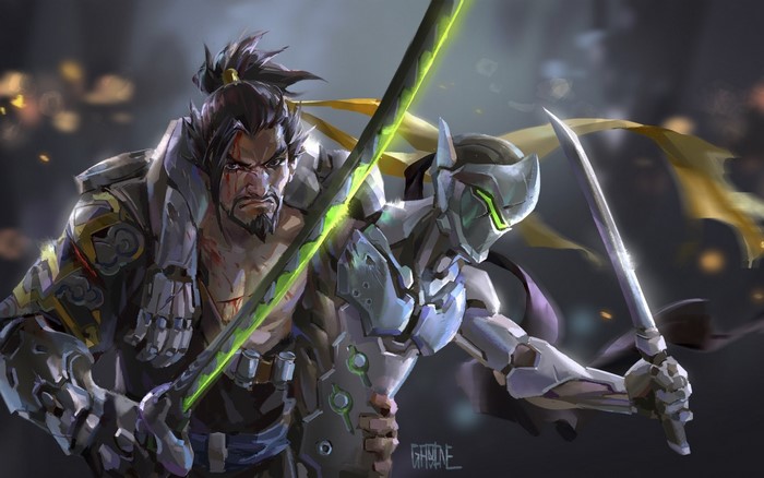 Hanzo and Genji from Overwatch