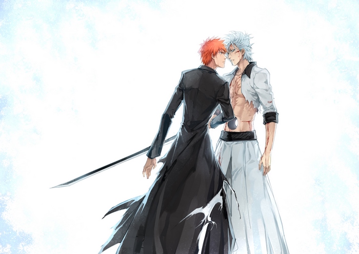 Ichigo and Grimmjow from Bleach