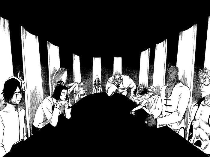 Group of characters sitting around a table