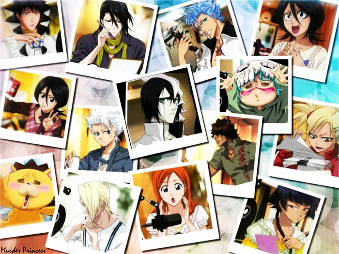 Bleach characters collage