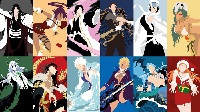 Bleach characters minimalist art
