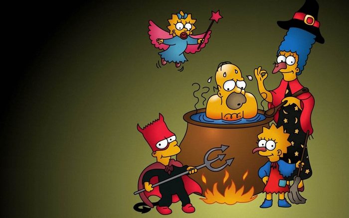 The Simpsons Halloween characters