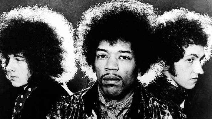Jimi Hendrix and bandmates