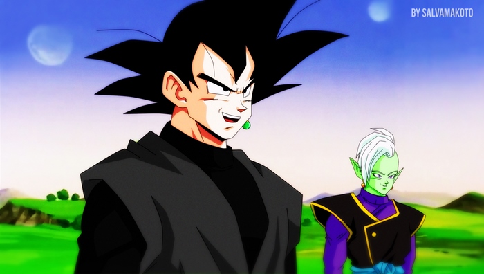 Goku Black and Zamasu from Dragon Ball