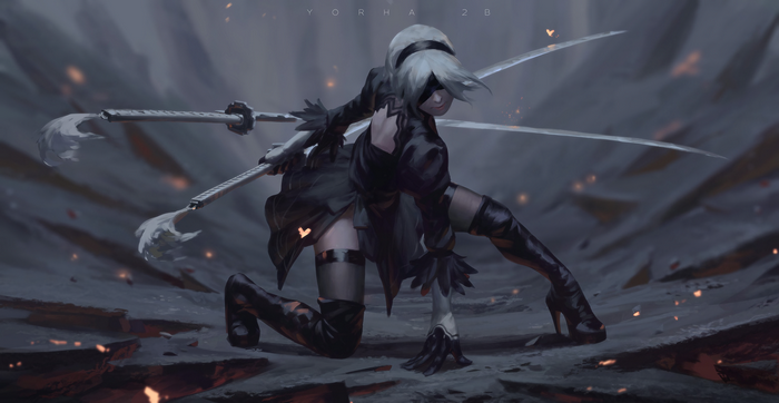 2B from NieR: Automata