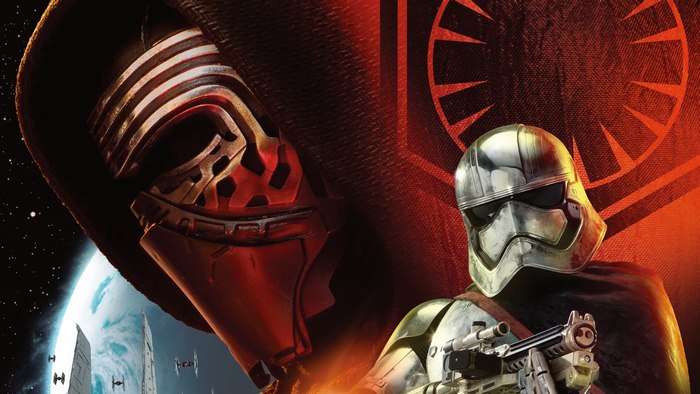 Kylo Ren and First Order Stormtrooper from Star Wars