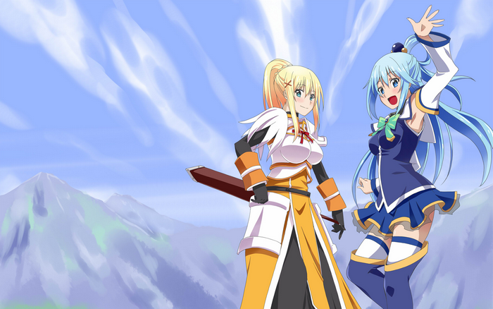 Aqua and Darkness from KonoSuba