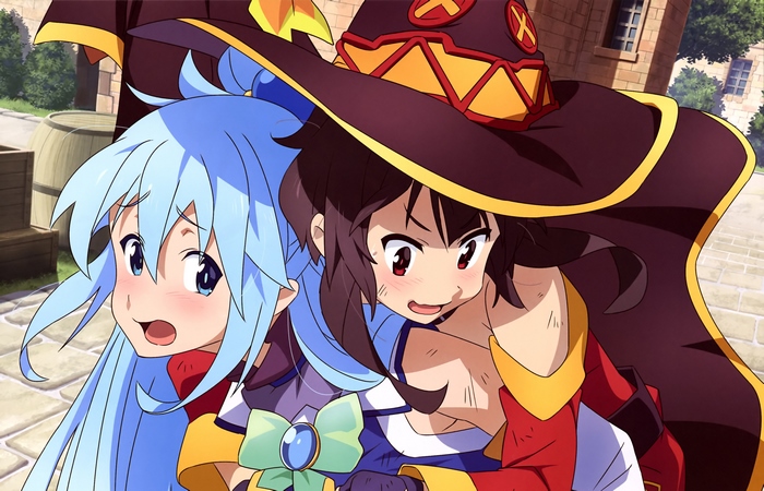 Aqua and Megumin from KonoSuba