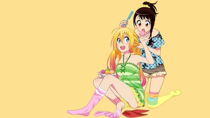 Kosaki Onodera and Chitoge Kirisaki from Nisekoi