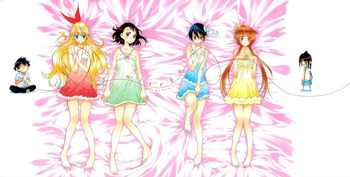 Nisekoi: Kosaki Onodera and friends with red string