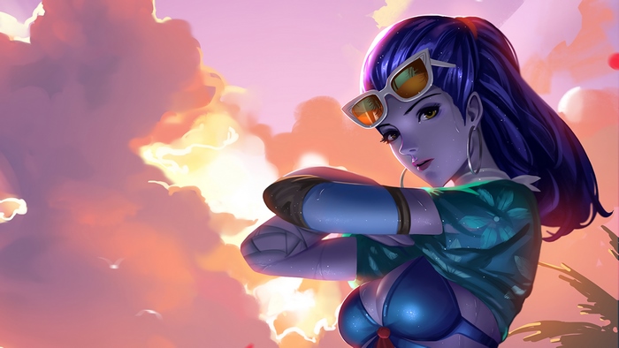 Widowmaker from Overwatch in Summer Outfit