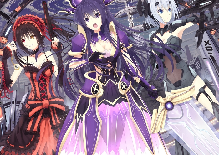 Kurumi Tokisaki and other characters from Date A Live