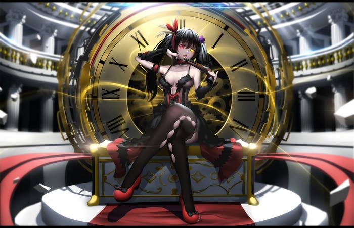 Kurumi Tokisaki in Gothic Elegant Hall