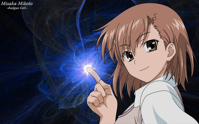 Misaka Mikoto from Railgun Girl