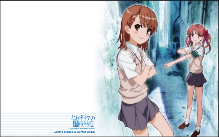 Mikoto Misaka & Kuroko Shirai from A Certain Scientific Railgun