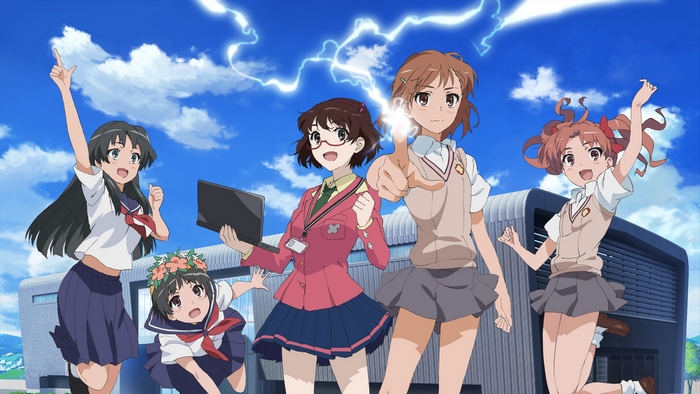 Group of girls from A Certain Scientific Railgun