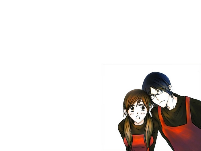 Uryū Ishida and a girl