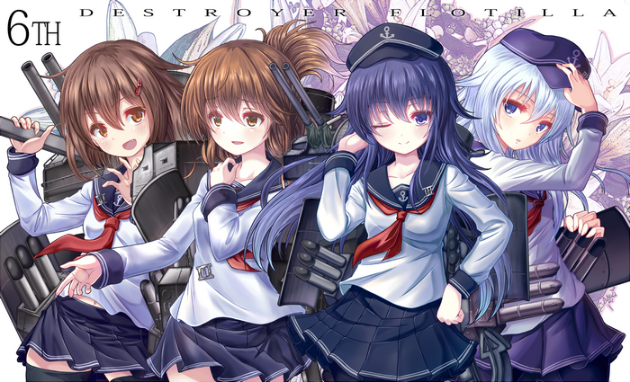 6th Destroyer Flotilla girls from Kantai Collection