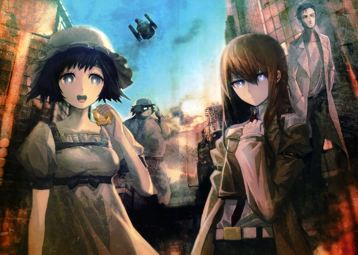 Kurisu Makise and other characters from Steins;Gate