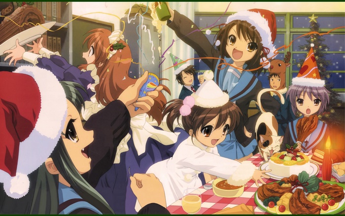 The Melancholy of Haruhi Suzumiya Christmas Party