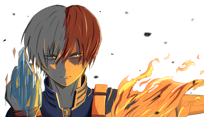 Shoto Todoroki from My Hero Academia
