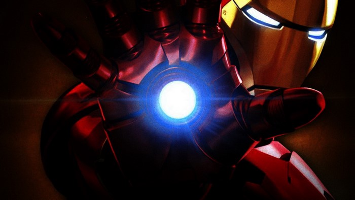 Tony Stark Charging Repulsor Beam