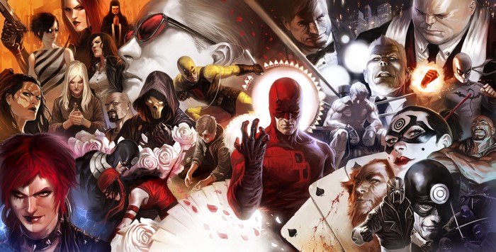 Daredevil and Marvel Characters
