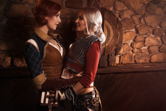 Ciri and Yennefer from The Witcher