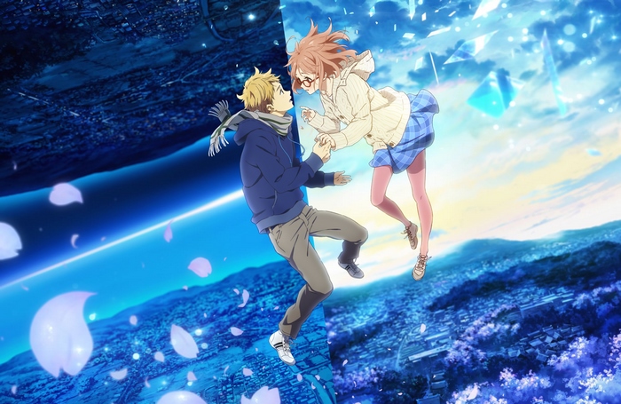 Mirai Kuriyama and Akihito Kanbara from Beyond the Boundary